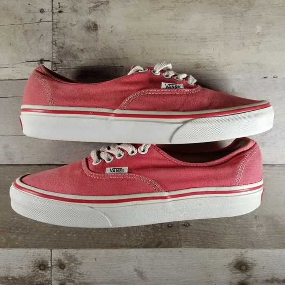 faded red vans